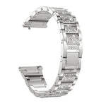 Three-beads Diamond Steel Replacement Strap Watchband, For Samsung Galaxy Watch Active2