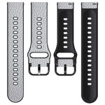 Bracelet de rechange en cuir de vachette double couche, 20 mm, 22 mm