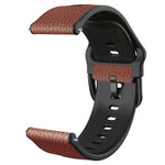Bracelet de rechange en cuir de vachette double couche, 20 mm, 22 mm