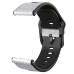 Bracelet de rechange en cuir de vachette double couche, 20 mm, 22 mm