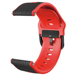 Bracelet de rechange en cuir de vachette double couche, 20 mm, 22 mm