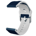 Bracelet de rechange en cuir de vachette double couche, 20 mm, 22 mm