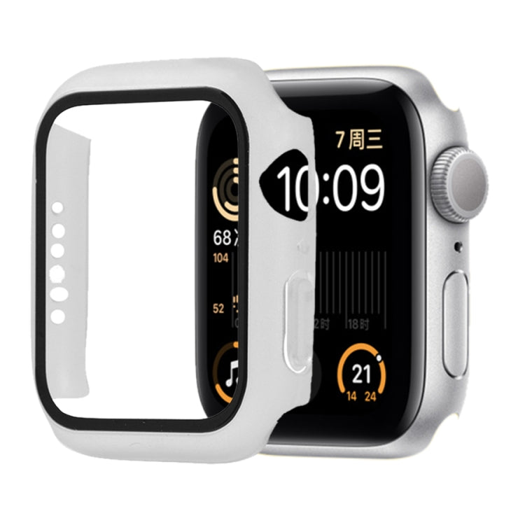 Étui de protection antichoc en PC et verre trempé avec carton d'emballage pour Apple Watch 44 mm (Orange), pour Apple Watch Series 6 / 5 / 4 / Watch SE 44 mm, pour Apple Watch Series 6 & SE & 5 & 4 44 mm, pour Apple Watch Series 3 & 2 & 1 42 mm