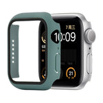 Étui de protection antichoc en PC et verre trempé avec carton d'emballage pour Apple Watch 44 mm (Orange), pour Apple Watch Series 6 / 5 / 4 / Watch SE 44 mm, pour Apple Watch Series 6 & SE & 5 & 4 44 mm, pour Apple Watch Series 3 & 2 & 1 42 mm