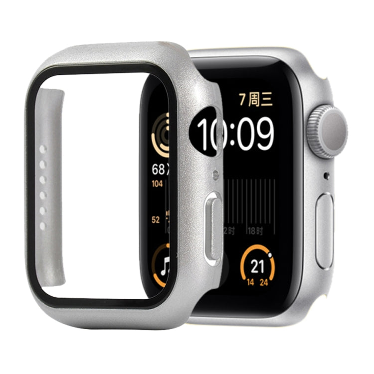 Étui de protection antichoc en PC et verre trempé avec carton d'emballage pour Apple Watch 44 mm (Orange), pour Apple Watch Series 6 / 5 / 4 / Watch SE 44 mm, pour Apple Watch Series 6 & SE & 5 & 4 44 mm, pour Apple Watch Series 3 & 2 & 1 42 mm