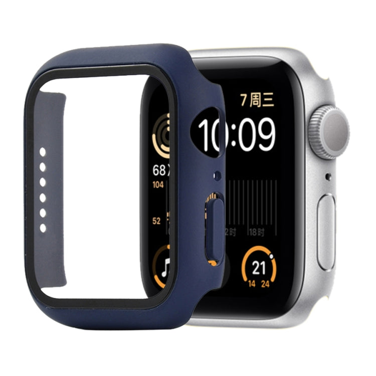 Étui de protection antichoc en PC et verre trempé avec carton d'emballage pour Apple Watch 44 mm (Orange), pour Apple Watch Series 6 / 5 / 4 / Watch SE 44 mm, pour Apple Watch Series 6 & SE & 5 & 4 44 mm, pour Apple Watch Series 3 & 2 & 1 42 mm