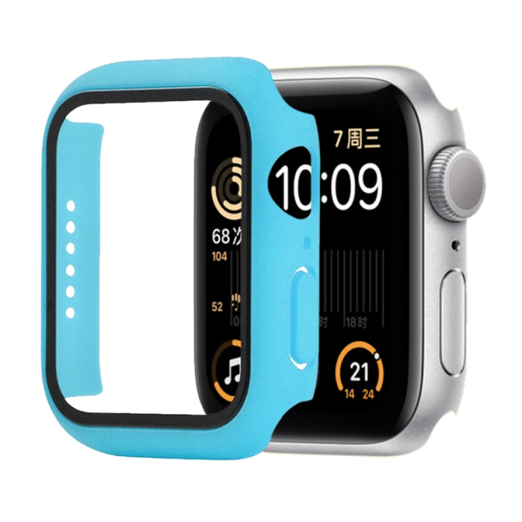 Étui de protection antichoc en PC et verre trempé avec carton d'emballage pour Apple Watch 44 mm (Orange), pour Apple Watch Series 6 / 5 / 4 / Watch SE 44 mm, pour Apple Watch Series 6 & SE & 5 & 4 44 mm, pour Apple Watch Series 3 & 2 & 1 42 mm