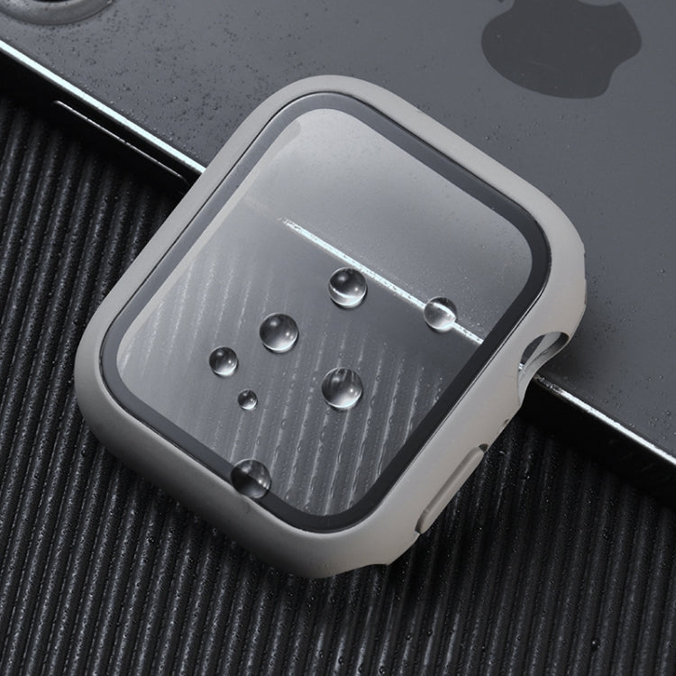 Étui de protection antichoc en PC et verre trempé avec carton d'emballage pour Apple Watch 44 mm (Orange), pour Apple Watch Series 6 / 5 / 4 / Watch SE 44 mm, pour Apple Watch Series 6 & SE & 5 & 4 44 mm, pour Apple Watch Series 3 & 2 & 1 42 mm