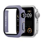 Étui de protection antichoc en PC et verre trempé avec carton d'emballage pour Apple Watch 44mm (Orange), pour Apple Watch Series 6 / 5 / 4 / Watch SE 40mm, pour Apple Watch Series 3 & 2 & 1 38mm
