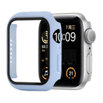 Étui de protection antichoc en PC et verre trempé avec carton d'emballage pour Apple Watch 44mm (Orange), pour Apple Watch Series 6 / 5 / 4 / Watch SE 40mm, pour Apple Watch Series 3 & 2 & 1 38mm