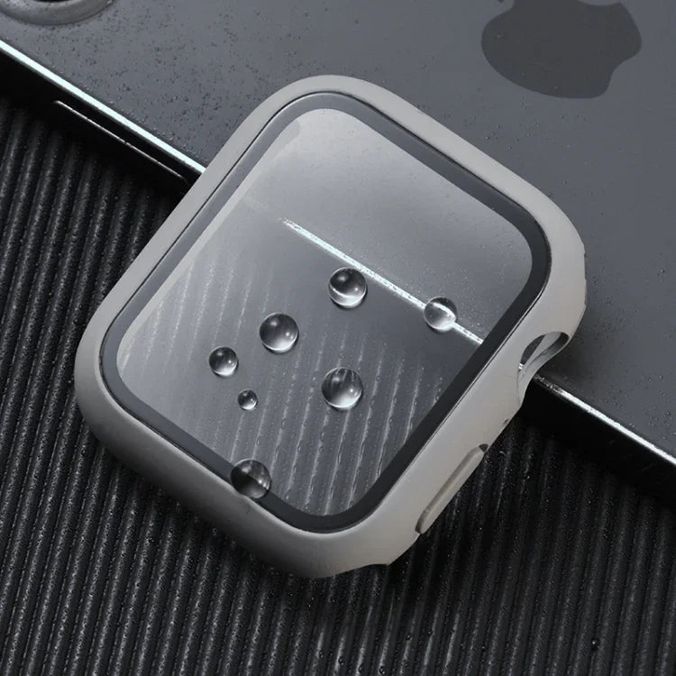 Étui de protection antichoc en PC et verre trempé avec carton d'emballage pour Apple Watch 44mm (Orange), pour Apple Watch Series 6 / 5 / 4 / Watch SE 40mm, pour Apple Watch Series 3 & 2 & 1 38mm