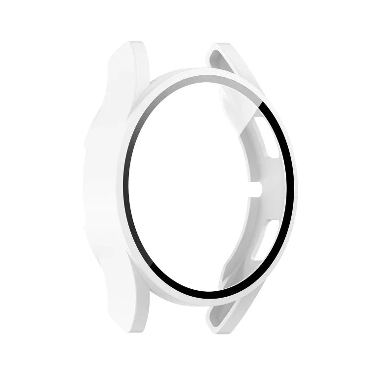 Étui de protection en polycarbonate avec film en verre trempé, pour Samsung Galaxy Watch4 40 mm et 44 mm