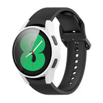 Étui de protection en polycarbonate avec film en verre trempé, pour Samsung Galaxy Watch4 40 mm et 44 mm