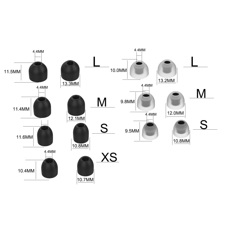 Pour Sony WF-1000XM4 / WF-1000XM3 Embouts d'écouteurs universels Embouts de protection auditive