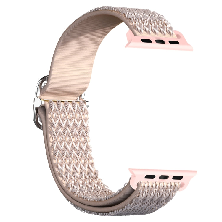 Bracelet de remplacement élastique à texture rhomboïdale réglable pour Apple Watch Series, 7 41 mm / 6 & SE & 5 & 4 40 mm / 3 & 2 & 1 38 mm, 7 45 mm / 6 & SE & 5 & 4 44 mm / 3 & 2 & 1 42 mm