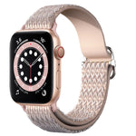 Bracelet de remplacement élastique à texture rhomboïdale réglable pour Apple Watch Series, 7 41 mm / 6 & SE & 5 & 4 40 mm / 3 & 2 & 1 38 mm, 7 45 mm / 6 & SE & 5 & 4 44 mm / 3 & 2 & 1 42 mm