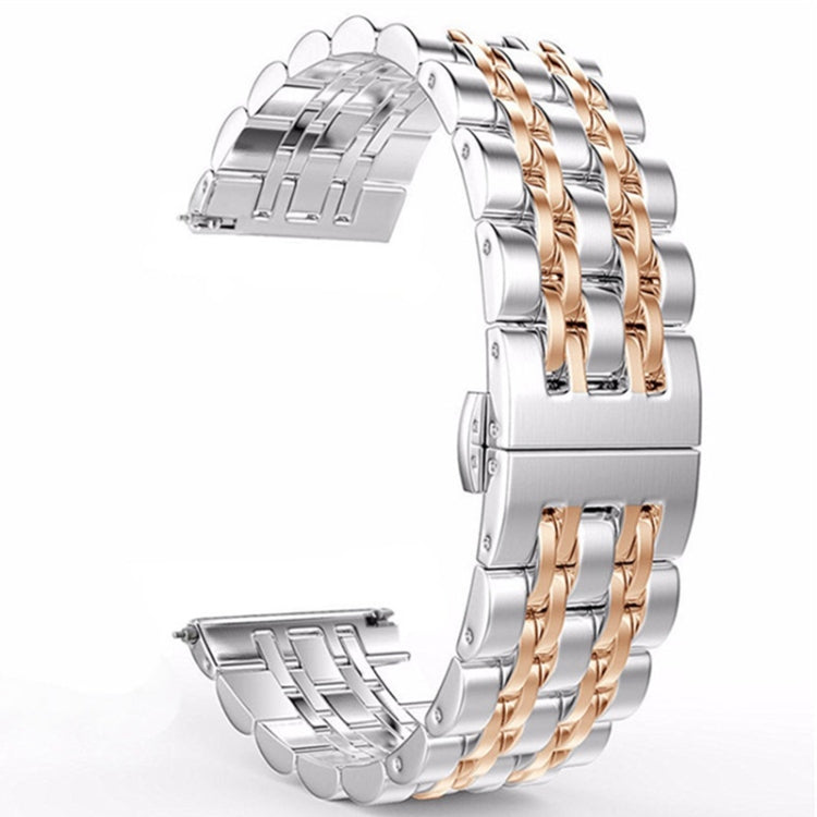 Bracelet de remplacement en acier à sept maillons, version femme 20 mm, version homme 22 mm