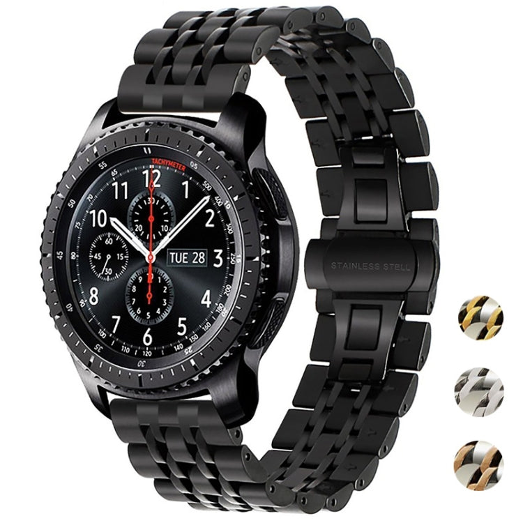 Bracelet de remplacement en acier à sept maillons, version femme 20 mm, version homme 22 mm