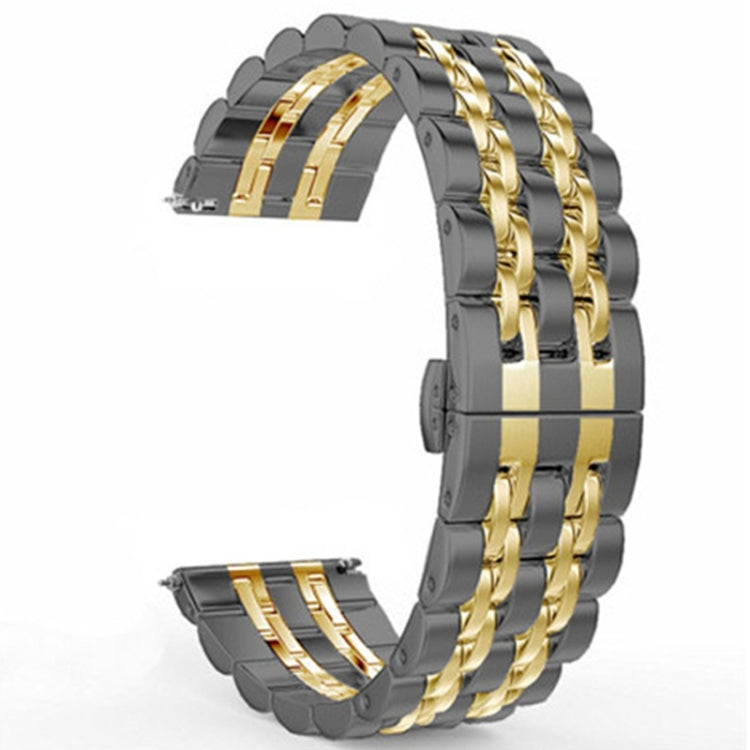 Bracelet de remplacement en acier à sept maillons, version femme 20 mm, version homme 22 mm