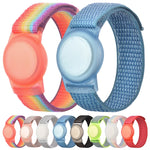 Coque de protection antichoc en TPU avec bracelet en nylon anti-rayures, pour AirTag