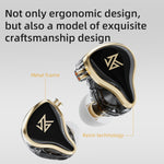 Écouteurs filaires intra-auriculaires KZ ZAS 16 unités à armature équilibrée, version standard ZAS (blanc), version standard ZAS (noir), version micro ZAS (blanc), version micro ZAS (noir)