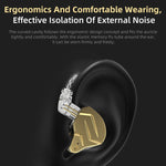 Écouteurs intra-auriculaires filaires KZ ZSN Pro X Ring Iron Hybrid Drive Metal, version standard ZSN Pro X (Noir), version standard ZSN Pro X (Or), version micro ZSN Pro X (Noir), version micro ZSN Pro X (Or)
