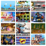Console de jeux portable X20 mini Classic Games avec écran de 4,3 pouces et 8 Go de mémoire, disponible en jaune, vert, bleu et gris.