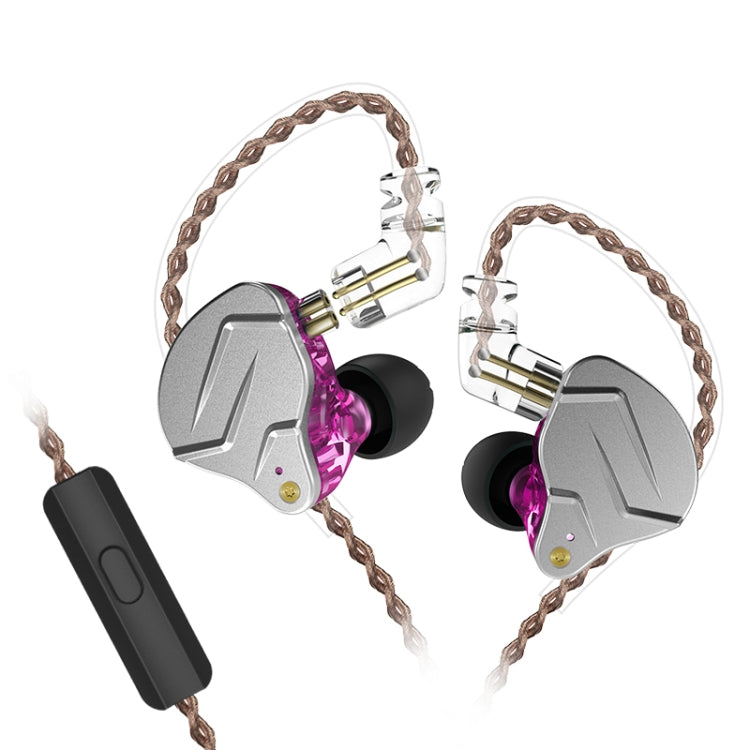 Écouteur filaire intra-auriculaire hybride KZ ZSN Pro, version micro ZSN (violet), version standard ZSN (gris), version standard ZSN (bleu), version standard ZSN (violet), version micro ZSN (gris), version micro ZSN (bleu)