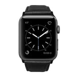 Bracelet de montre en cuir véritable ciré à l'huile, pour Apple Watch Series 8&7 41mm / SE 2&6&SE&5&4 40mm / 3&2&1 38mm, pour Apple Watch Series 7 41mm / 6 & SE & 5 & 4 40mm / 3 & 2 & 1 38mm