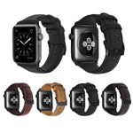 Bracelet de montre en cuir véritable ciré à l'huile, pour Apple Watch Series 8&7 41mm / SE 2&6&SE&5&4 40mm / 3&2&1 38mm, pour Apple Watch Series 7 41mm / 6 & SE & 5 & 4 40mm / 3 & 2 & 1 38mm