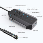 Caméra endoscopique industrielle WiFi HD autofocus double lentille 5MP 12mm Y17, câble rigide 1 m, câble rigide 3,5 m, câble rigide 5 m, câble rigide 10 m