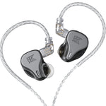 Écouteurs intra-auriculaires filaires dynamiques KZ DQ6 3 unités HiFi, Sans micro, Avec micro