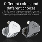 Écouteurs intra-auriculaires filaires dynamiques KZ DQ6 3 unités HiFi, Sans micro, Avec micro