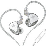 Écouteurs intra-auriculaires filaires dynamiques KZ DQ6 3 unités HiFi, Sans micro, Avec micro