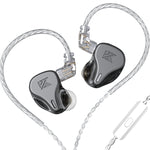 Écouteurs intra-auriculaires filaires dynamiques KZ DQ6 3 unités HiFi, Sans micro, Avec micro