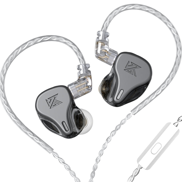 Écouteurs intra-auriculaires filaires dynamiques KZ DQ6 3 unités HiFi, Sans micro, Avec micro