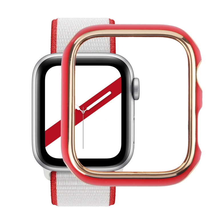 Coque de protection PC bicolore pour Apple Watch Series 6 / 5 / 4 / Watch SE 44mm, pour Apple Watch Series 3 & 2 & 1 42mm, pour Apple Watch Series 6 / 5 / 4 / Watch SE 40mm