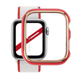 Dual-color Electroplating PC Protective Watch Case, For Apple Watch Series 3 & 2 & 1 38mm