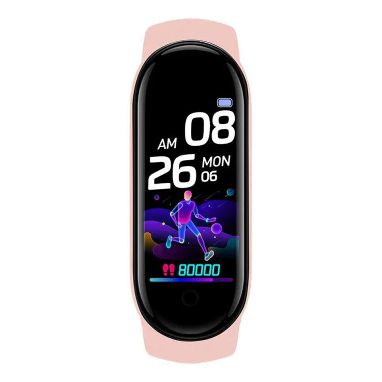 Bracelet intelligent de sport 1M7, prend en charge la surveillance de la fréquence cardiaque, la surveillance de la pression artérielle, la surveillance du sommeil et le rappel de sédentarité, chargement linéaire, chargement magnétique