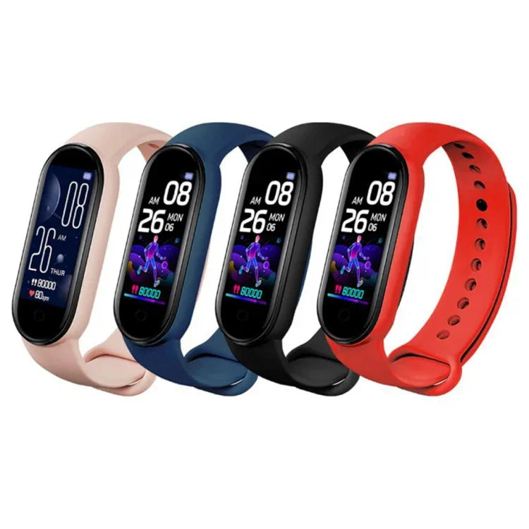 Bracelet intelligent de sport 1M7, prend en charge la surveillance de la fréquence cardiaque, la surveillance de la pression artérielle, la surveillance du sommeil et le rappel de sédentarité, chargement linéaire, chargement magnétique