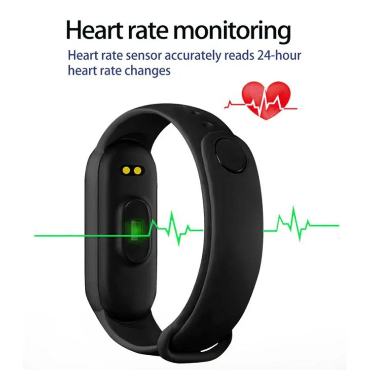 Bracelet intelligent de sport 1M7, prend en charge la surveillance de la fréquence cardiaque, la surveillance de la pression artérielle, la surveillance du sommeil et le rappel de sédentarité, chargement linéaire, chargement magnétique