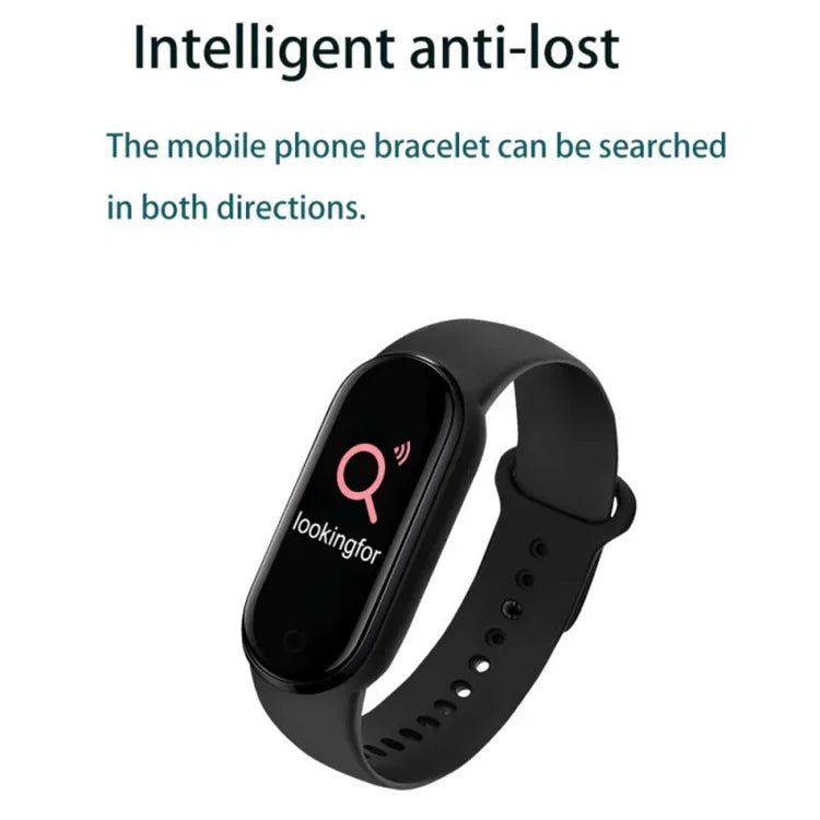 Bracelet intelligent de sport 1M7, prend en charge la surveillance de la fréquence cardiaque, la surveillance de la pression artérielle, la surveillance du sommeil et le rappel de sédentarité, chargement linéaire, chargement magnétique