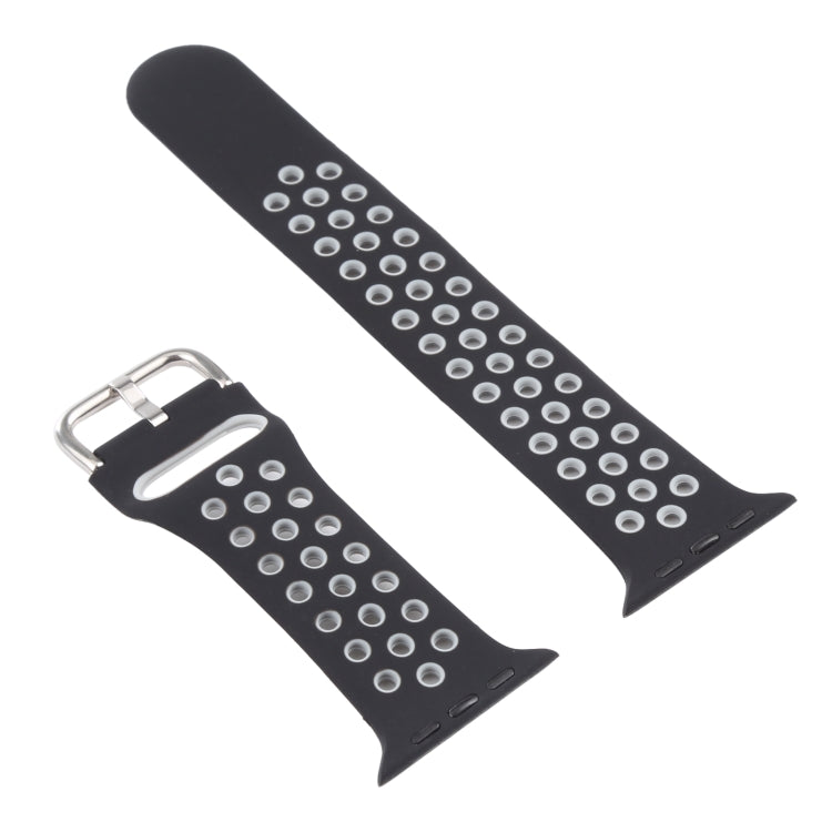 Bracelet de remplacement en silicone + étui de protection avec protection d'écran pour Apple Watch Series, 3 & 2 & 1 38 mm, pour Apple Watch Series 6 / 5 / 4 / Watch SE 40 mm