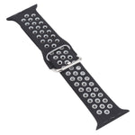 Bracelet de remplacement en silicone + étui de protection avec protection d'écran pour Apple Watch Series, 3 & 2 & 1 38 mm, pour Apple Watch Series 6 / 5 / 4 / Watch SE 40 mm