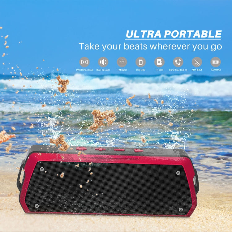 Nouvelle enceinte Bluetooth haute fidélité IPX5 NewRixing NR-5000, support appel mains libres / carte TF / FM / clé USB