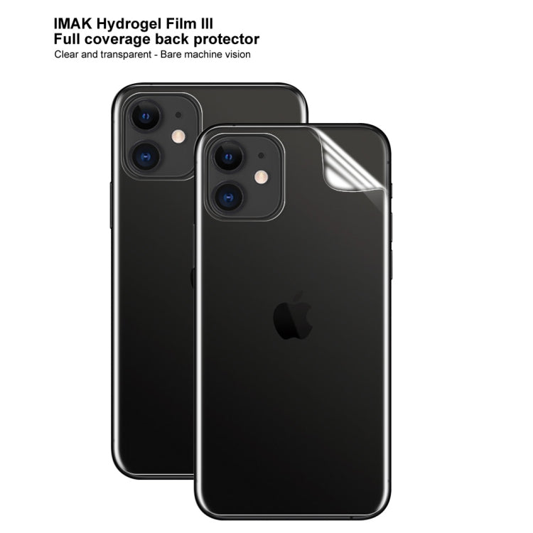 2 films hydrogel plein écran incurvé IMAK 3 protections arrière, pour iPhone 11, pour iPhone 11 Pro, pour iPhone 11 Pro Max