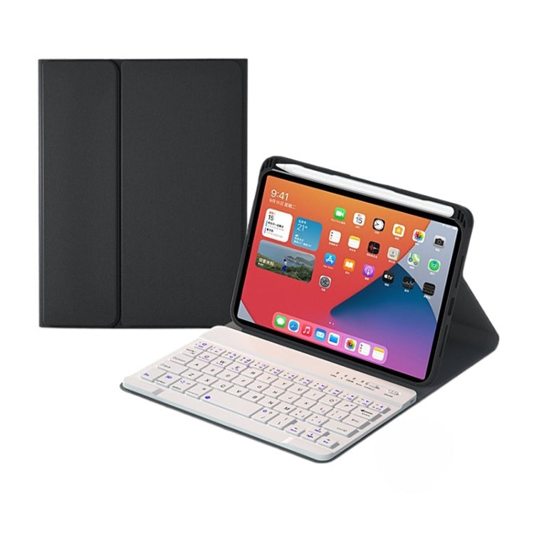 Étui en cuir avec clavier Bluetooth détachable HK006 Square Keys et support pour iPad mini 6, HK006