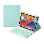 Étui en cuir avec clavier Bluetooth détachable HK006 Square Keys et support pour iPad mini 6, HK006