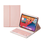 Étui en cuir avec clavier Bluetooth détachable HK006 Square Keys et support pour iPad mini 6, HK006