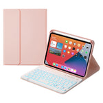 HK006D Étui en cuir avec clavier Bluetooth détachable, rétroéclairage blanc et support pour iPad mini 6, HK006D